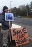 Barton Green Belt Protest Jan 2010
